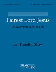 Fairest Lord Jesus Flute Solo EPRINT cover Thumbnail